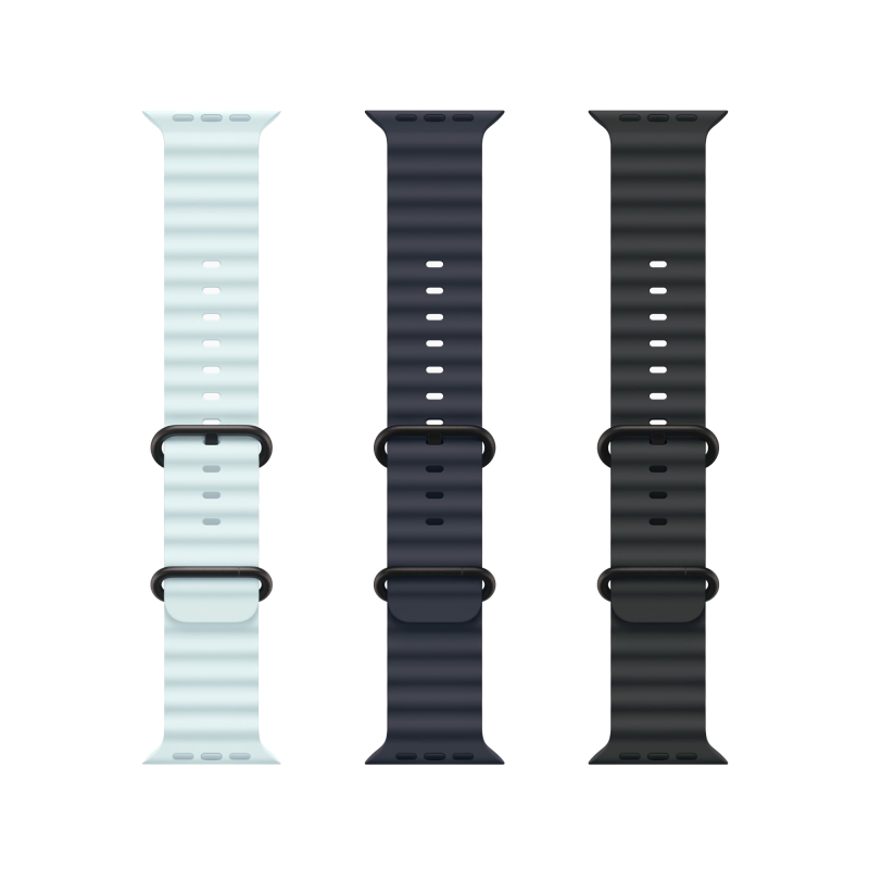 Apple Watch Ultra 2 GPS + Cellular, 49 мм, корпус из черного титана, ремешок Ocean цвета "ледяной си